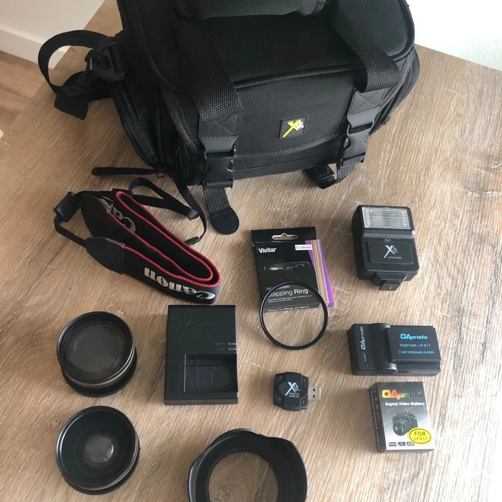 Canon Rebel T6s + Accessories
